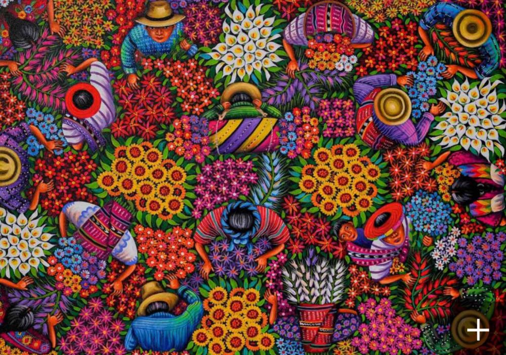 Flower Harvest - Art & Fable Puzzle Company puzzle collectible - Main Image 2