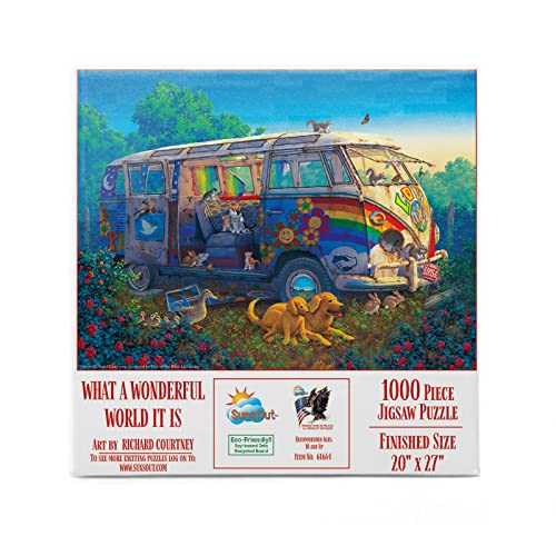 SunsOut Inc -What A Wonderful World It Is - SunsOut puzzle collectible [Barcode 796780616646] - Main Image 1