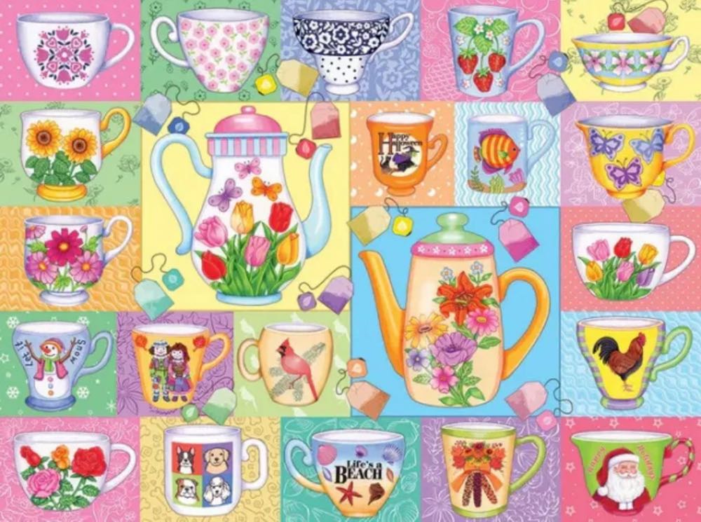 Which Cup? - Cobble Hill puzzle collectible [Barcode 625012480277] - Main Image 2