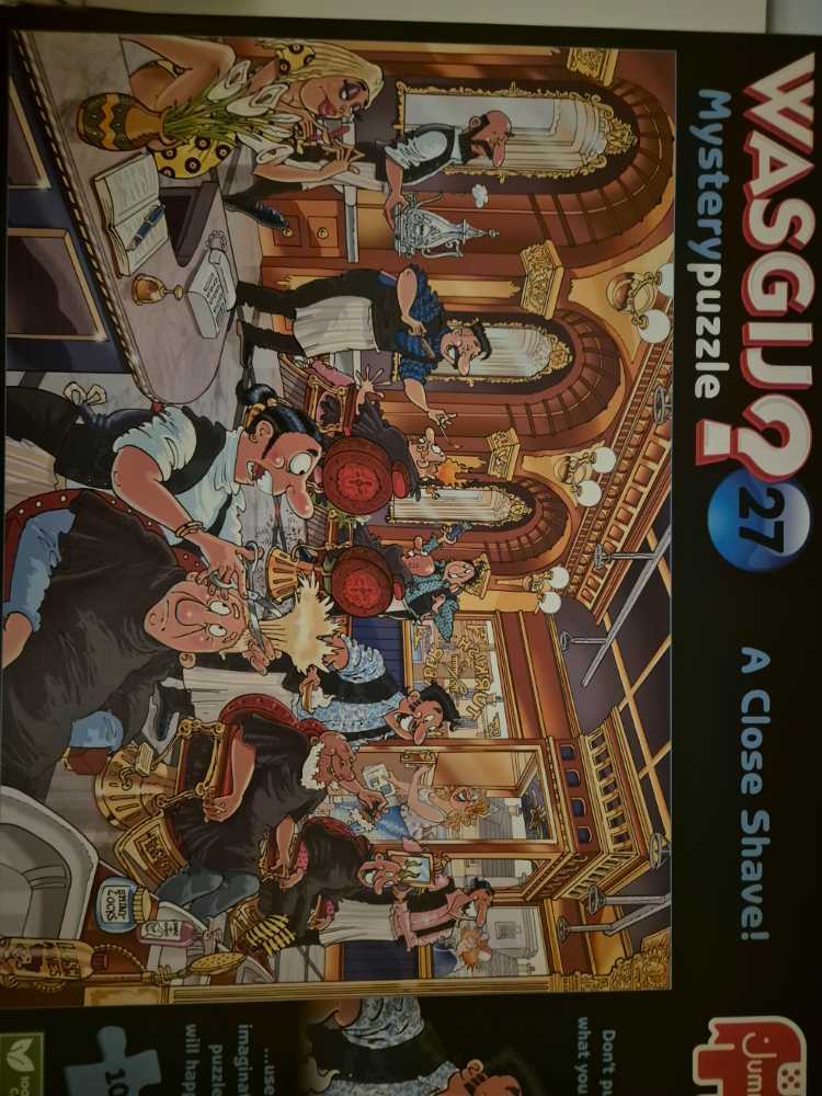 Mystery, A Close Shave!, 27 - Wasgij puzzle collectible [Barcode 8710126003596] - Main Image 2