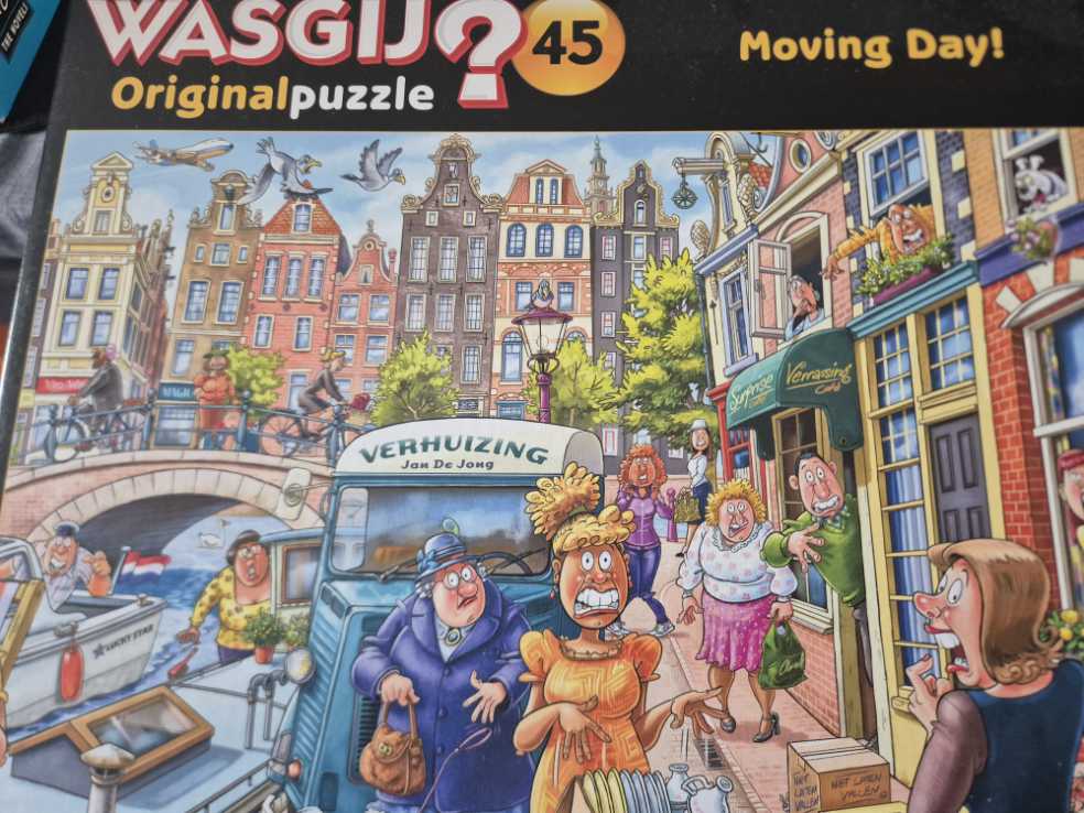 Wasij original 45 Moving Day! - Jumbo puzzle collectible [Barcode 8710126003589] - Main Image 4