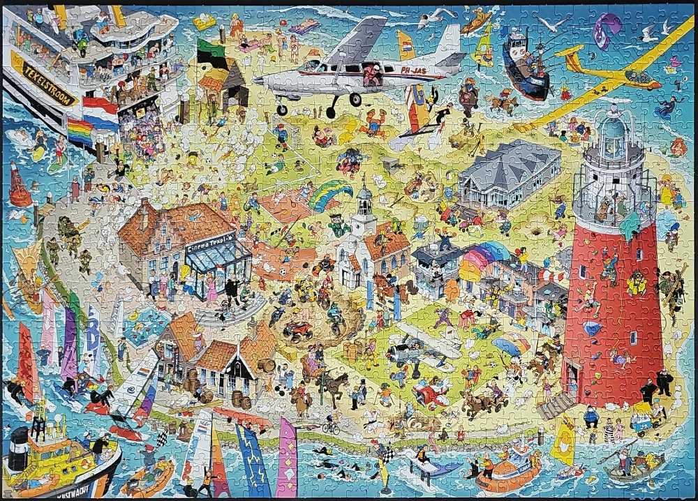 Sportief Texel - Texelse Courant puzzle collectible [Barcode 9789088868306] - Main Image 2