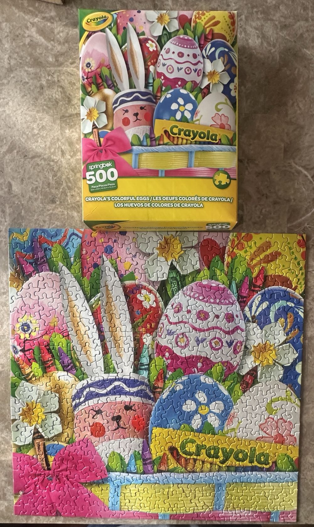 Crayola’s Colorful Eggs - Springbok puzzle collectible [Barcode 091683025473] - Main Image 2