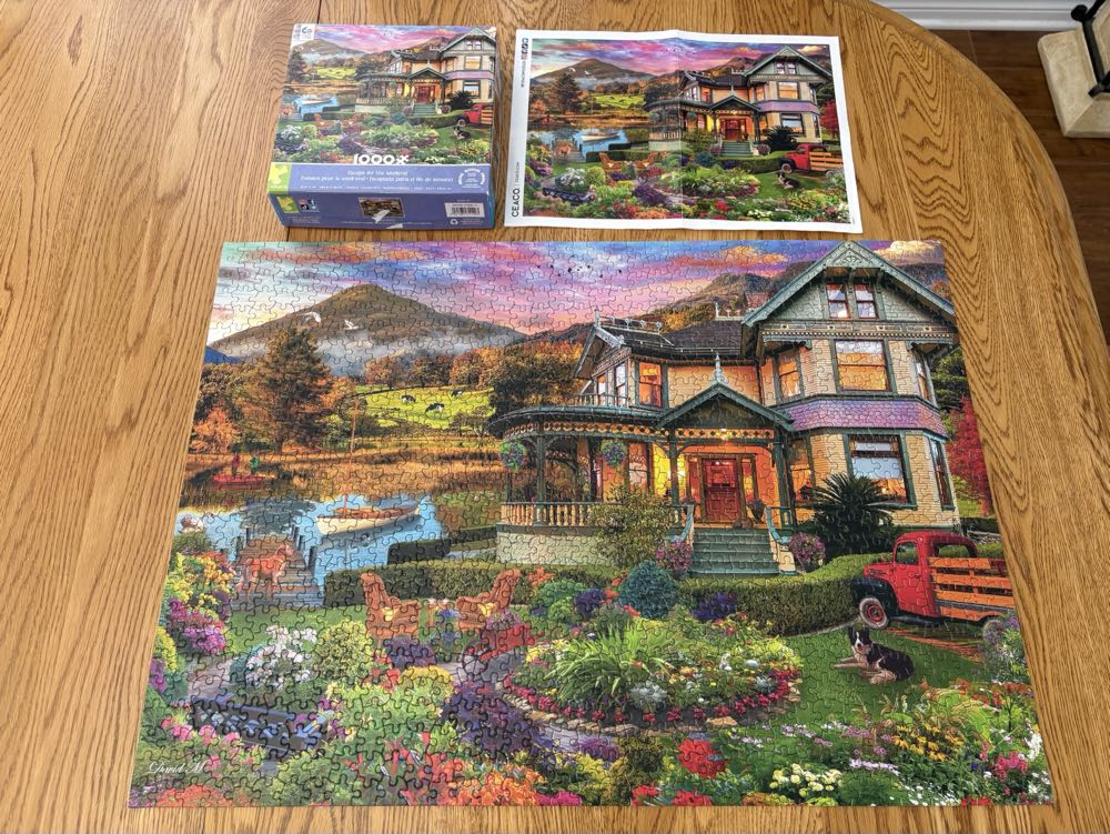 Escape For The Weekend - Ceaco puzzle collectible [Barcode 021081311403] - Main Image 2