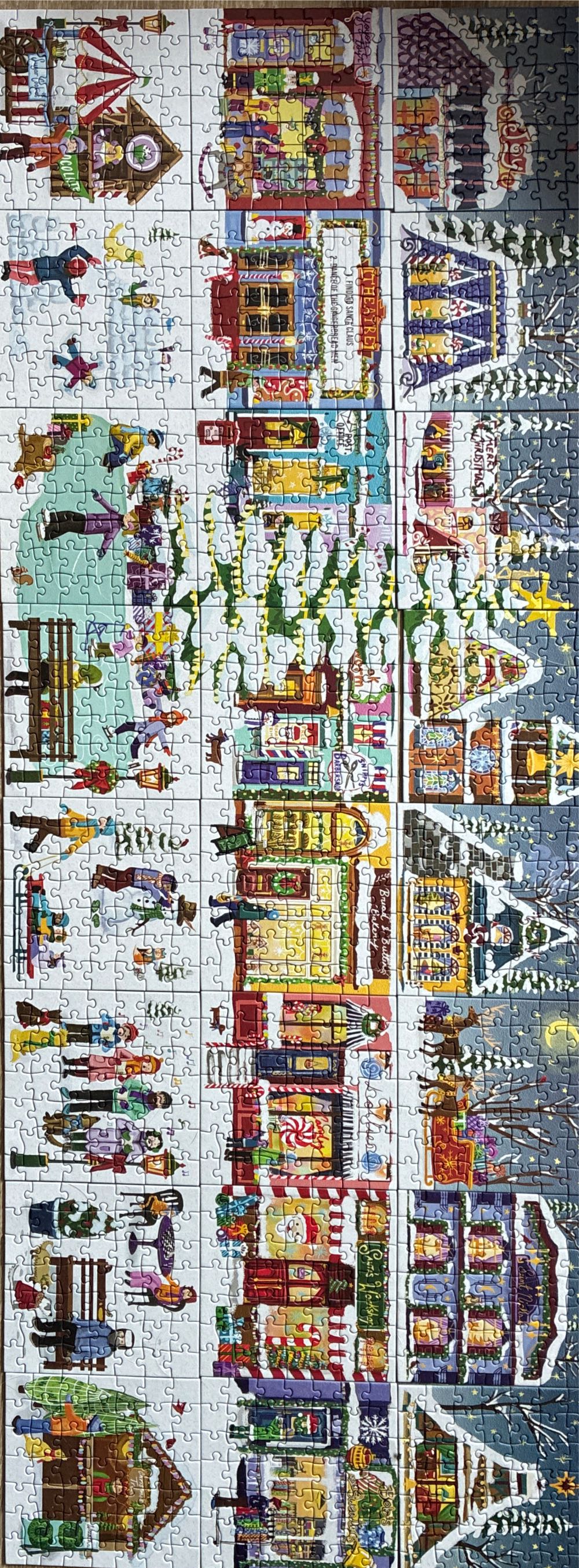 Christmas: Town Fair - Advent Calendar - Eurographics puzzle collectible [Barcode 628136659192] - Main Image 2