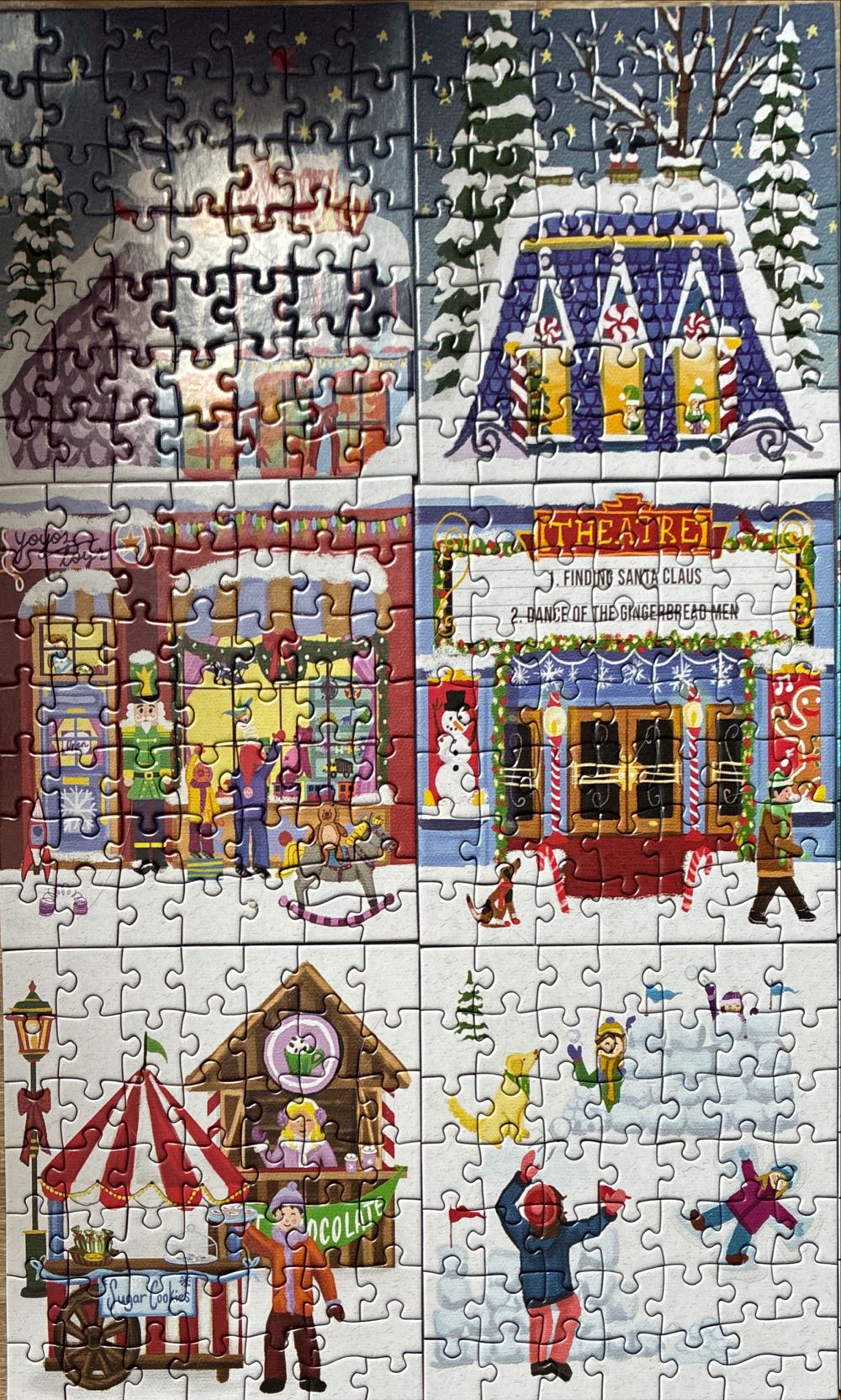 Christmas: Town Fair - Advent Calendar - Eurographics puzzle collectible [Barcode 628136659192] - Main Image 3
