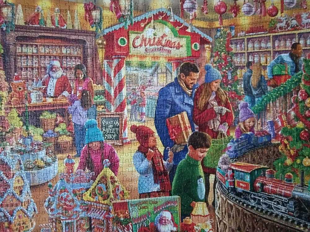 Santas Sweetshop - Gibsons puzzle collectible [Barcode 5012269064162] - Main Image 2