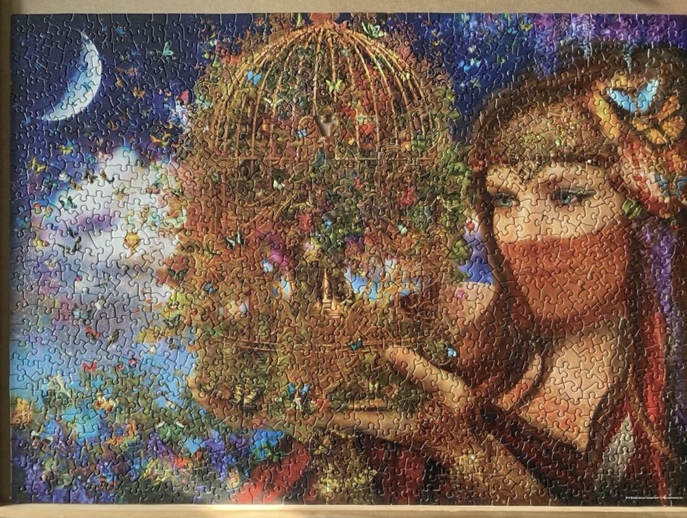 Her Butterfly Fairytale - The Peony Tree puzzle collectible [Barcode 072348509613] - Main Image 3