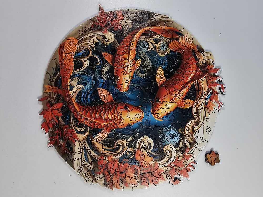 Three Kohi - Unique Shape Jigsaw puzzle collectible - Main Image 2
