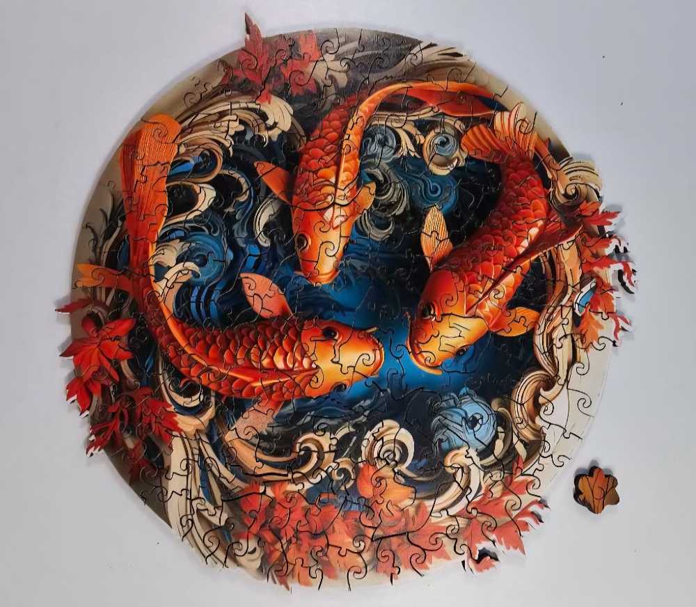 Three Kohi - Unique Shape Jigsaw puzzle collectible - Main Image 3