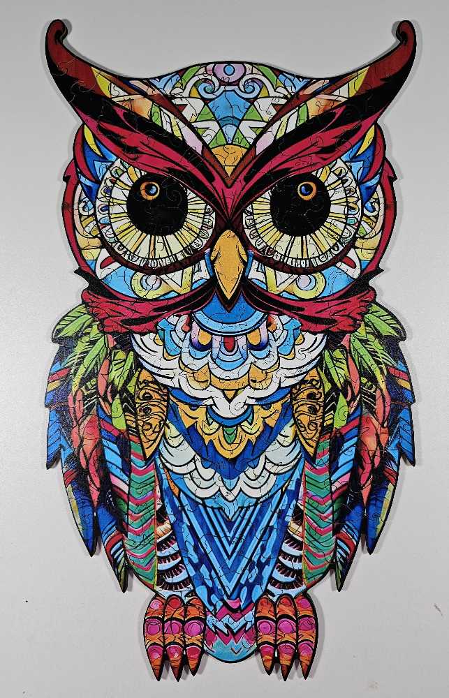 Owl  - Wooden Puzzle puzzle collectible [Barcode 25852330451] - Main Image 2
