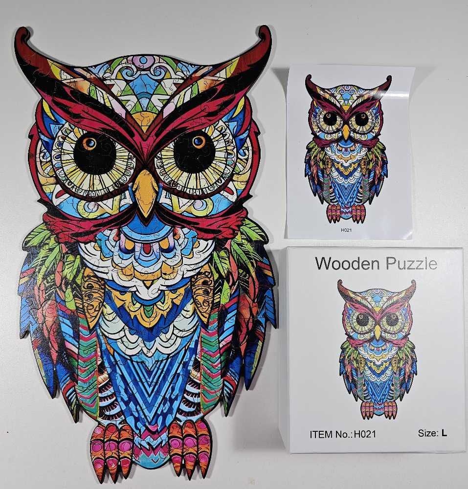 Owl  - Wooden Puzzle puzzle collectible [Barcode 25852330451] - Main Image 3
