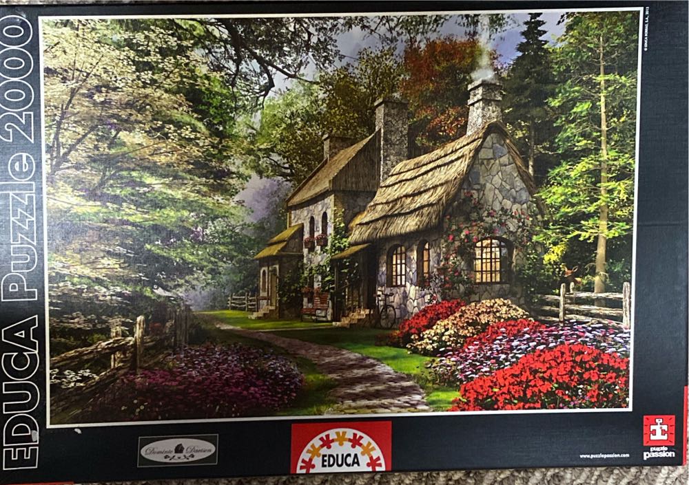 Carnation Cottage - Puzzle Passion puzzle collectible [Barcode 8412668155367] - Main Image 2