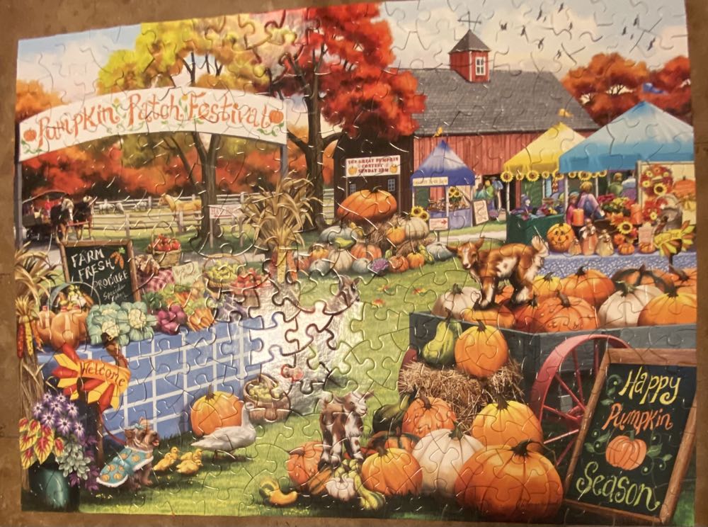 Pumpkin Festival - Bits And Pieces puzzle collectible [Barcode 192949066589] - Main Image 2