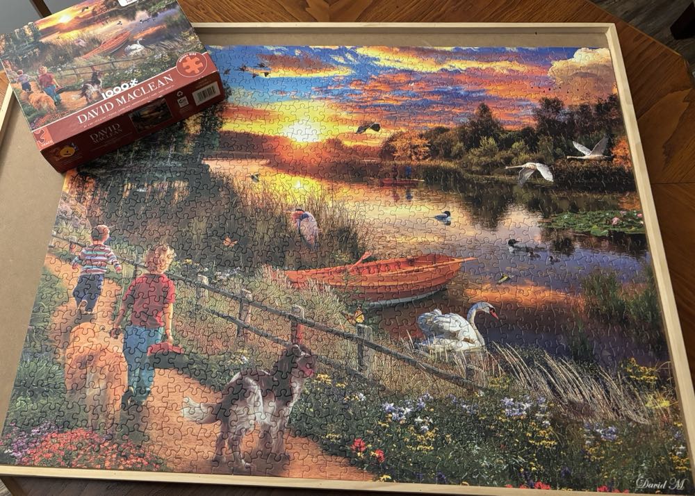 River Sunset - Ceaco puzzle collectible [Barcode 021081320139] - Main Image 3