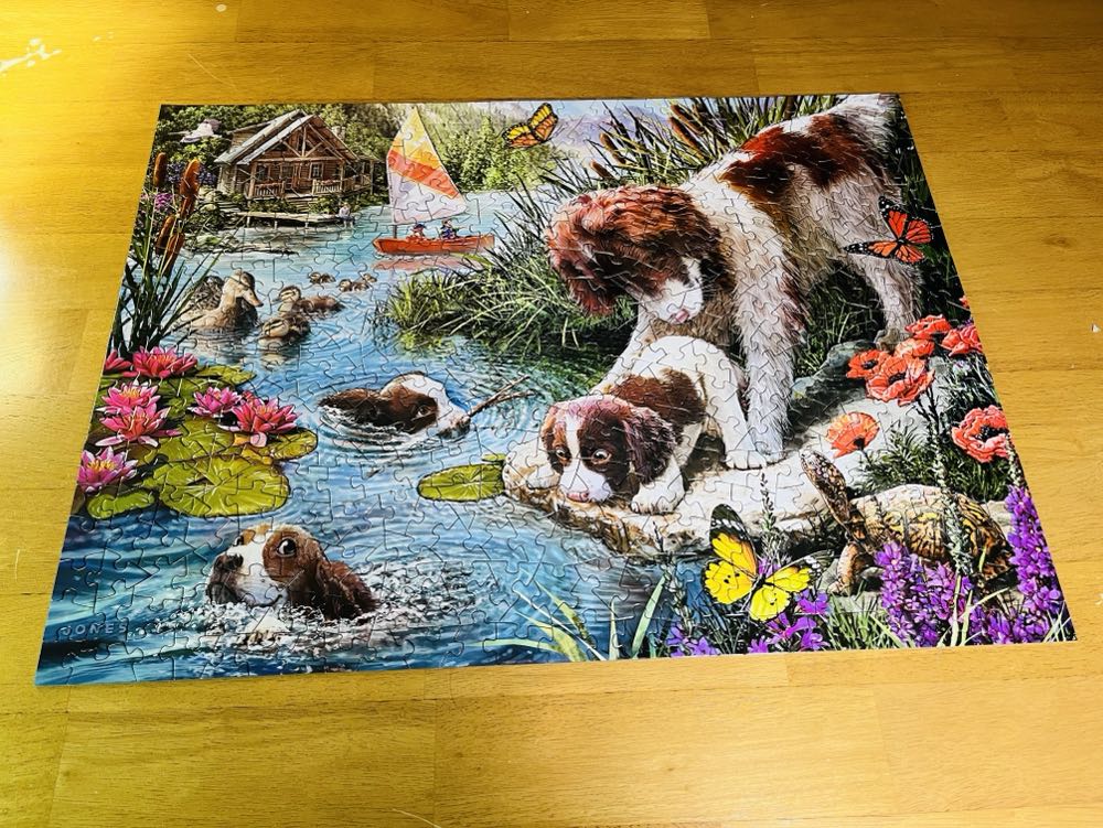 Swimming Lessons - Bits & Pieces puzzle collectible [Barcode 192949030764] - Main Image 2