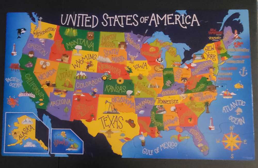 United States Of America - Brother Sister Design Studio puzzle collectible - Main Image 2