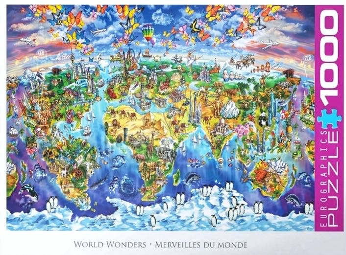 World Wonders - Eurographics puzzle collectible [Barcode 628136158800] - Main Image 2