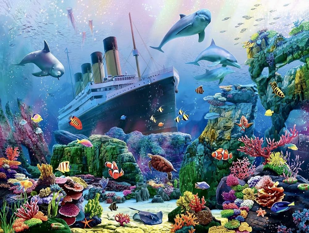 Y Jenn - Titanic On The Seabed 💎 - SunsOut puzzle collectible [Barcode 796780429260] - Main Image 2