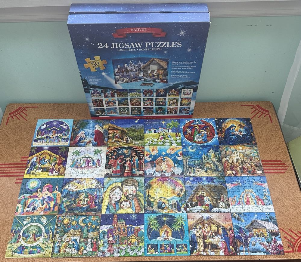 Nativity Advent Calendar - Eurographics puzzle collectible [Barcode 628136659185] - Main Image 2