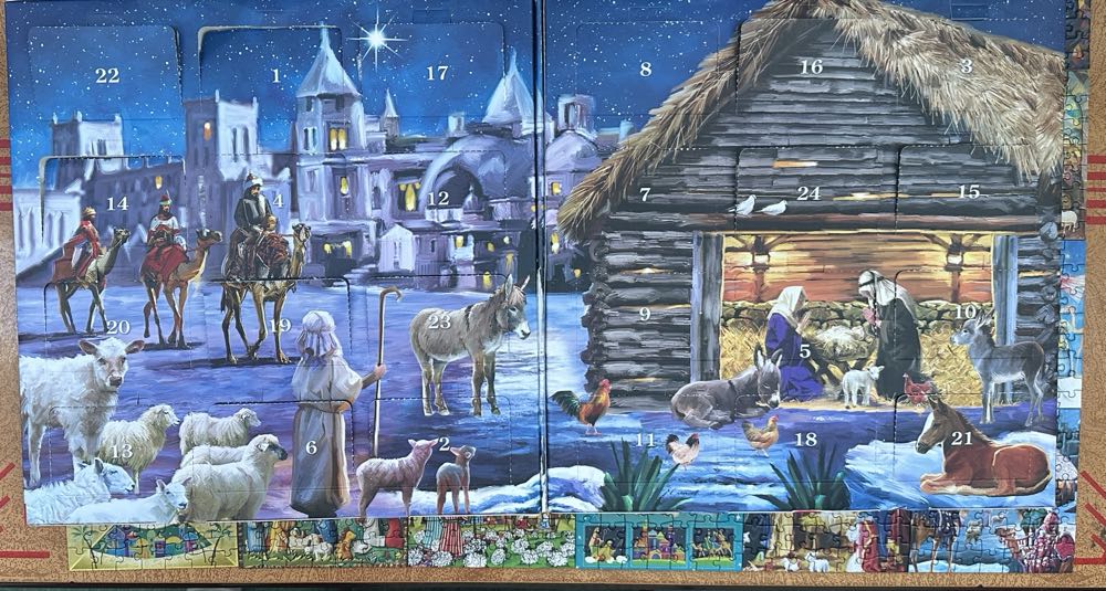 Nativity Advent Calendar - Eurographics puzzle collectible [Barcode 628136659185] - Main Image 4