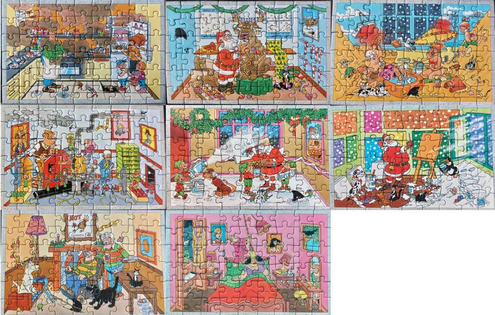 Christmas Advent Calendar - Jumbo puzzle collectible [Barcode 8710126003367] - Main Image 3