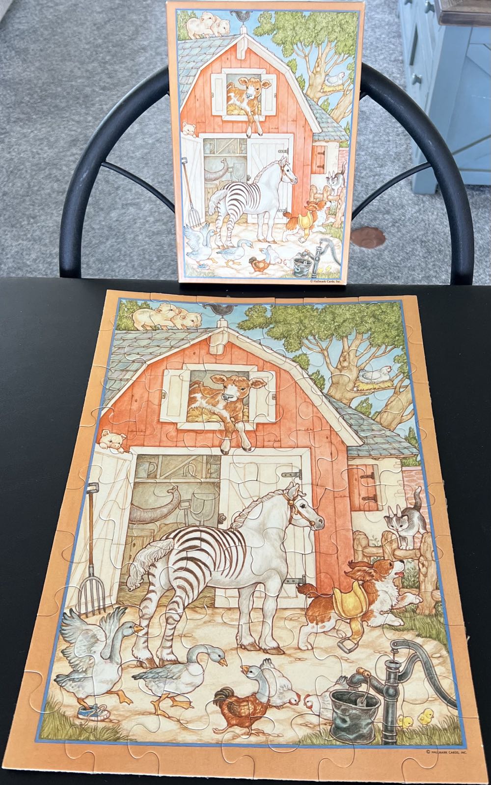 The Topsy-Turvy Farm - Springbok puzzle collectible - Main Image 3