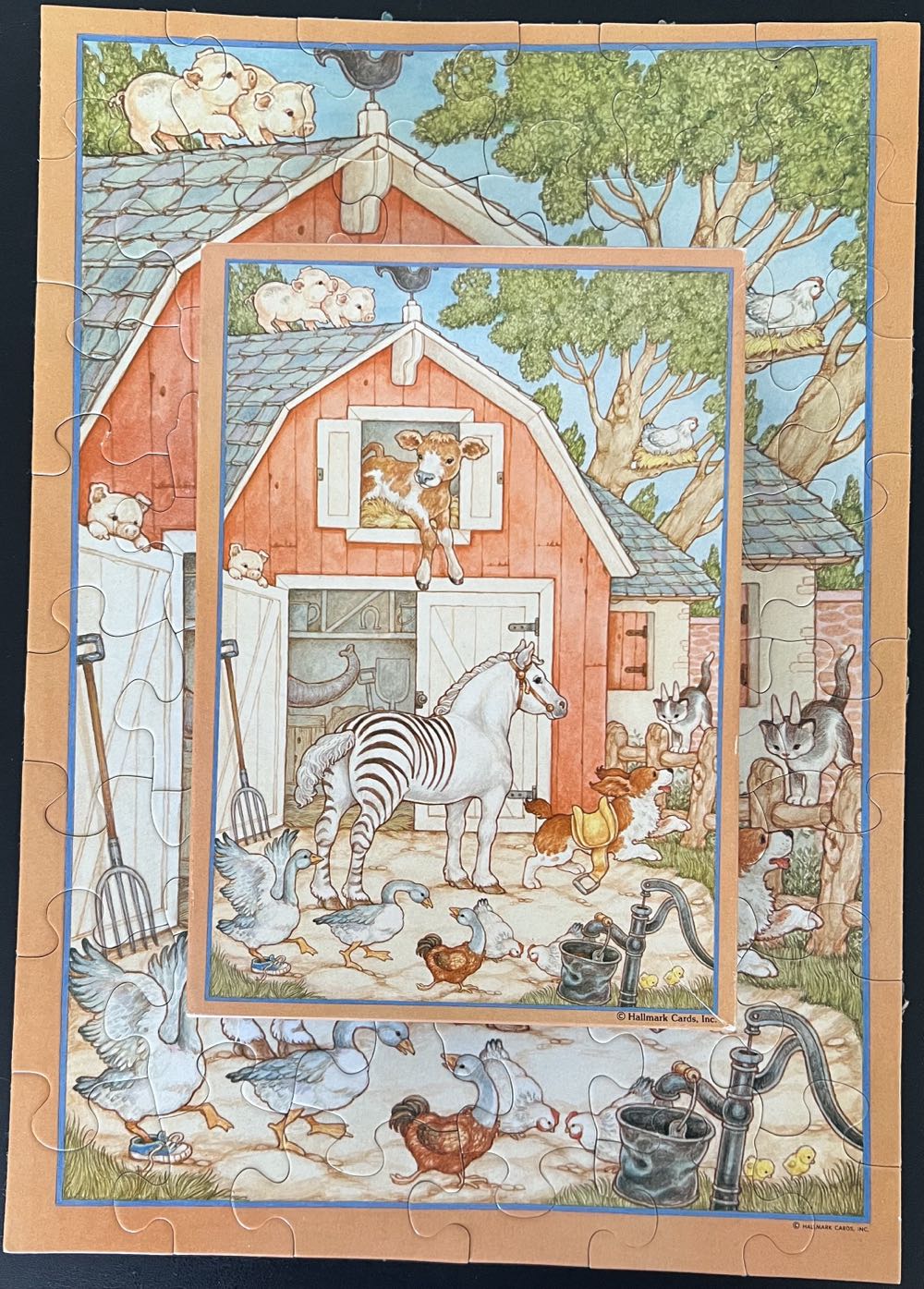 The Topsy-Turvy Farm - Springbok puzzle collectible - Main Image 4