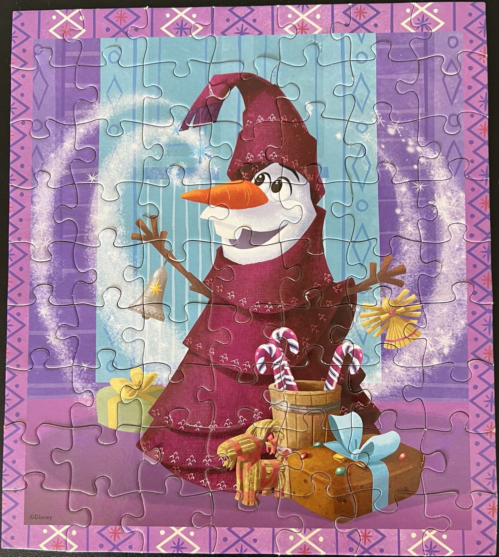 Disney Olaf’s Frozen Adventure-SOLD - Cardinal puzzle collectible - Main Image 2