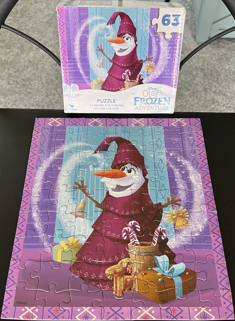 Disney Olaf’s Frozen Adventure-SOLD - Cardinal puzzle collectible - Main Image 3