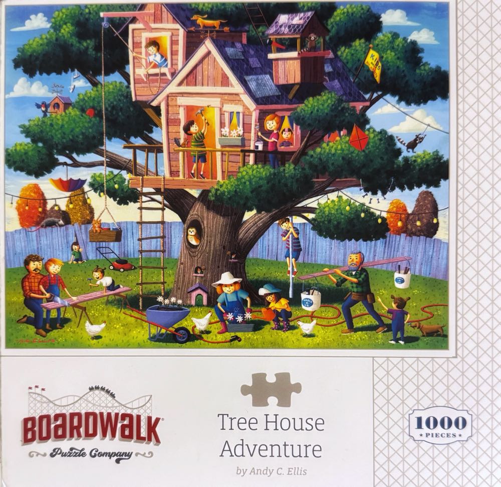 Tree House Adventure✅🚫 - Boardwalk Puzzle Company puzzle collectible [Barcode 671095405805] - Main Image 2