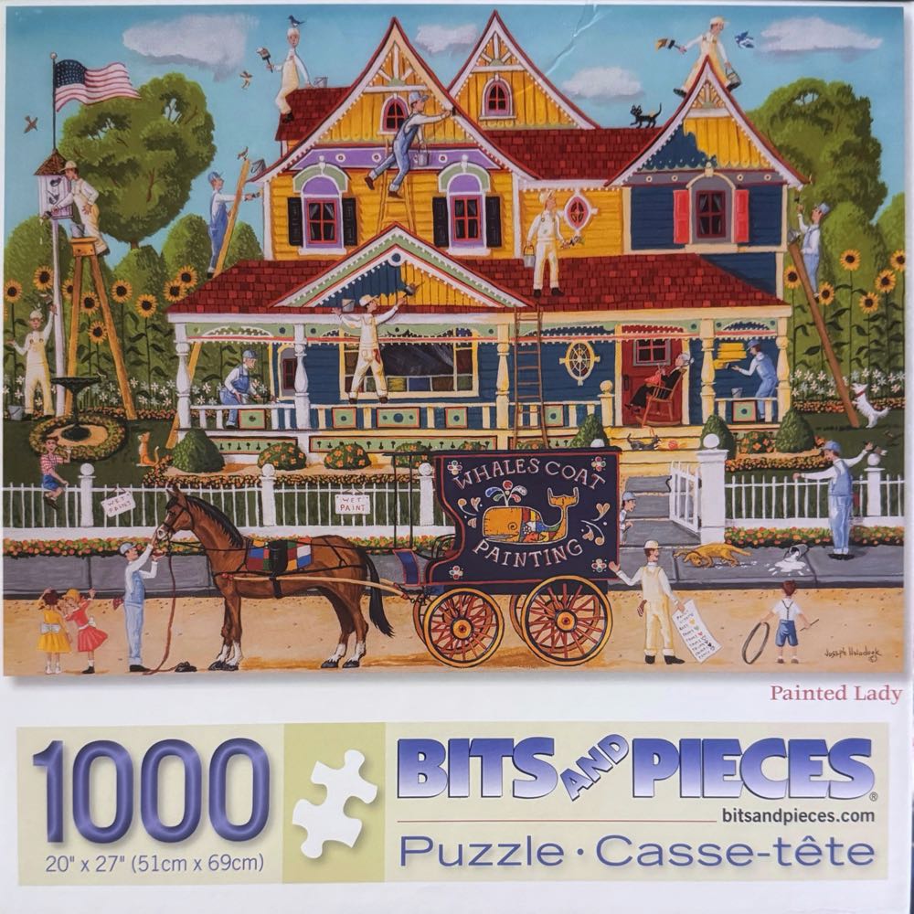 Painted Lady - Bits And Pieces puzzle collectible [Barcode 704812113278] - Main Image 2