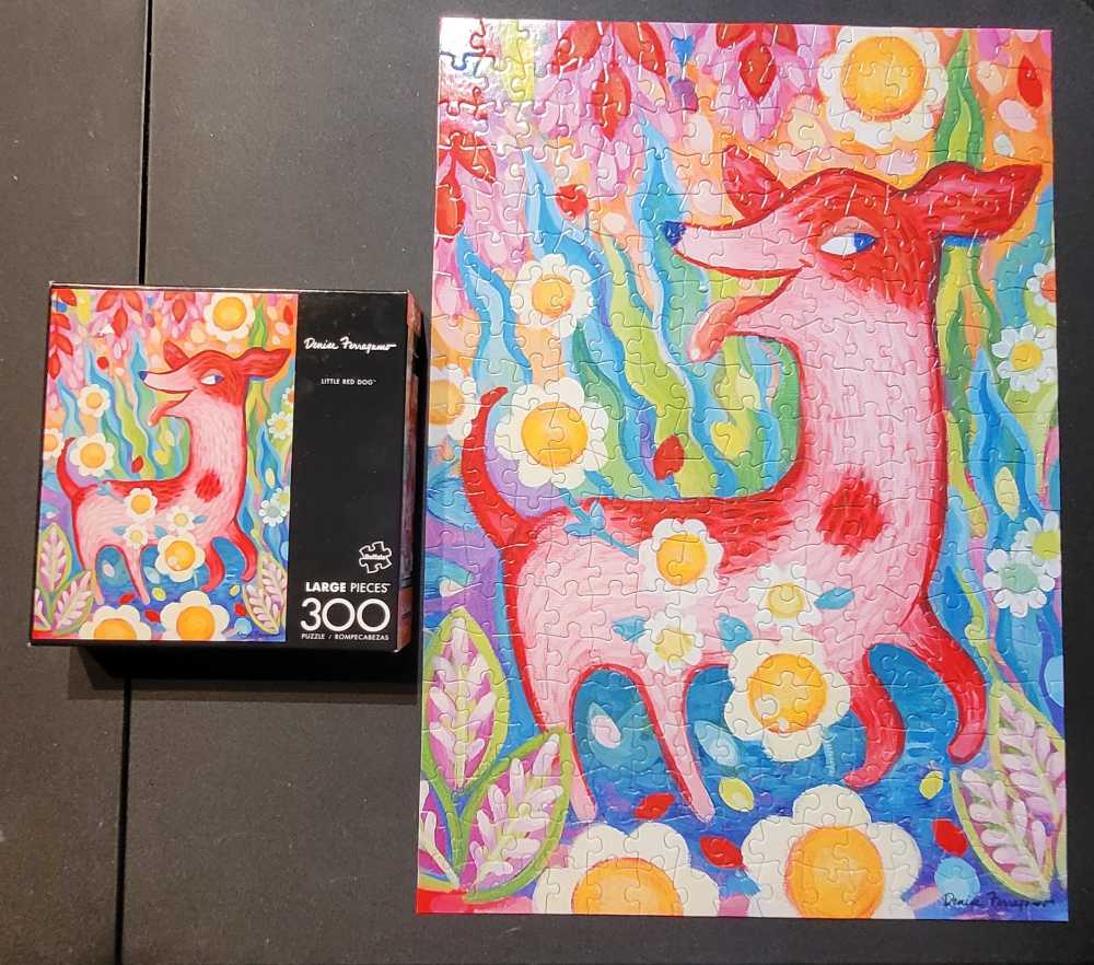 Little Red Dog - Buffalo puzzle collectible [Barcode 079346221189] - Main Image 2