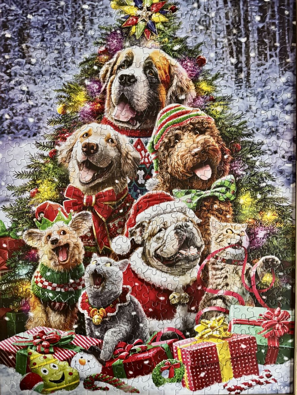 Caroling Critters - Ceaco puzzle collectible [Barcode 021081232906] - Main Image 3
