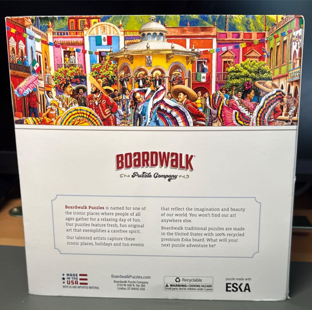Mexico 🆕🚪 - Boardwalk Puzzle Company puzzle collectible [Barcode 671095406000] - Main Image 2