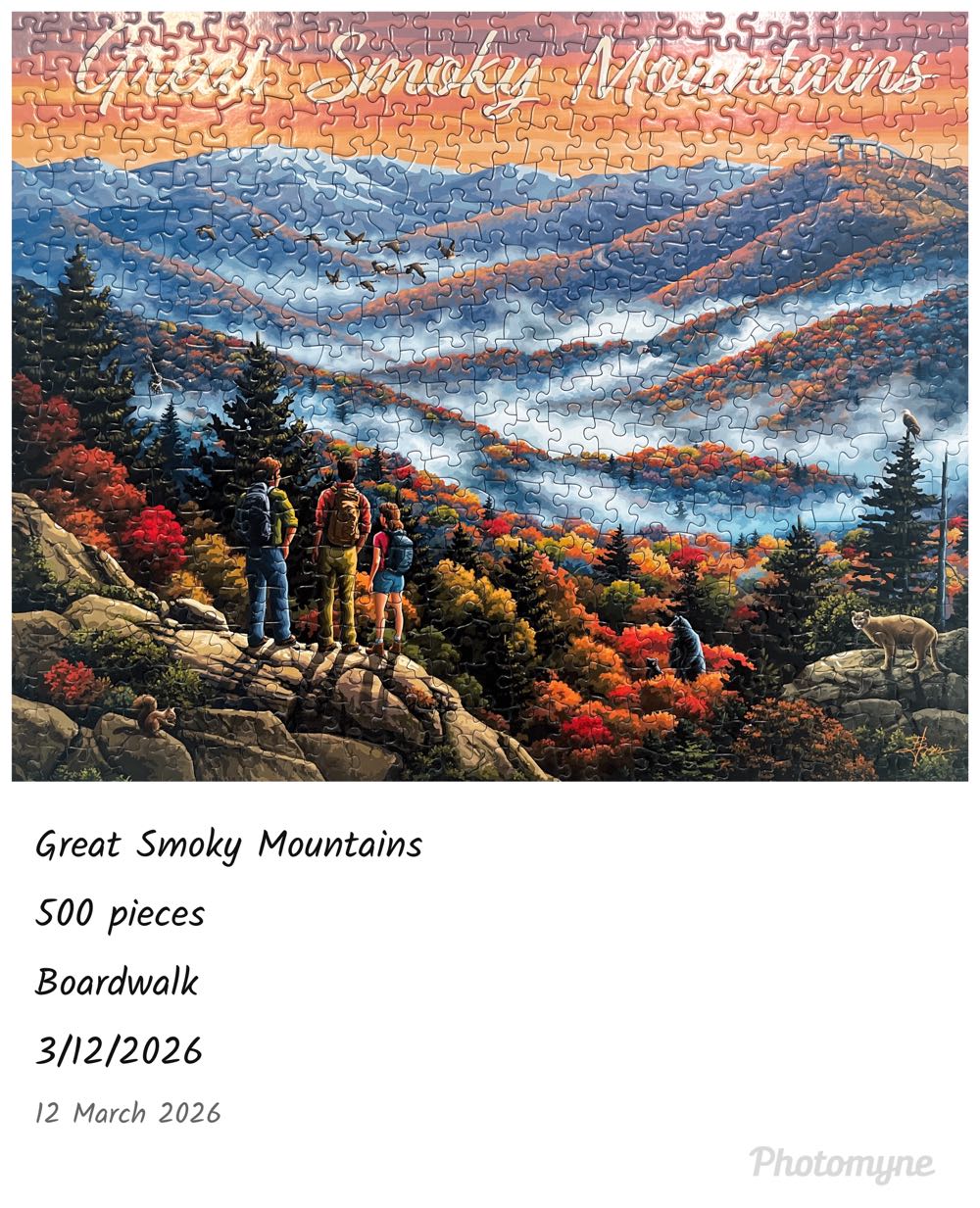 Great Smoky Mountains (PC 💎) - Boardwalk Puzzle Company puzzle collectible [Barcode 671095205986] - Main Image 4