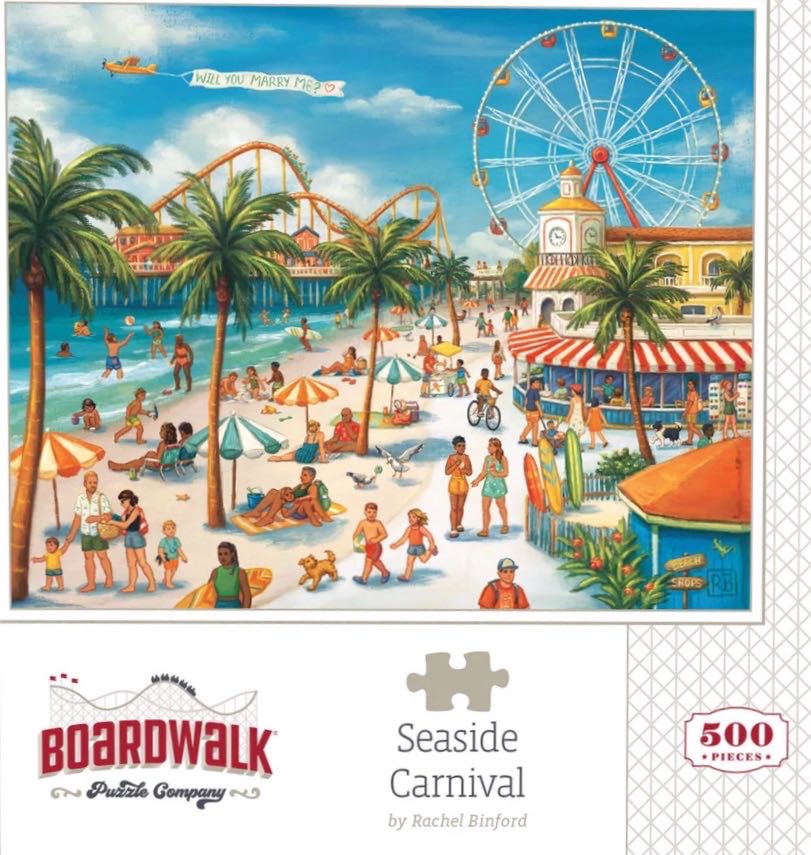 Seaside Carnival - Boardwalk puzzle collectible [Barcode 671095406260] - Main Image 2