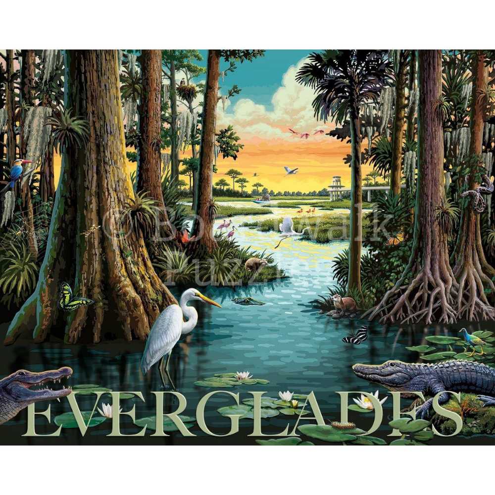 Boardwalk Everglades - Boardwalk Puzzle Company puzzle collectible [Barcode 671095206273] - Main Image 2