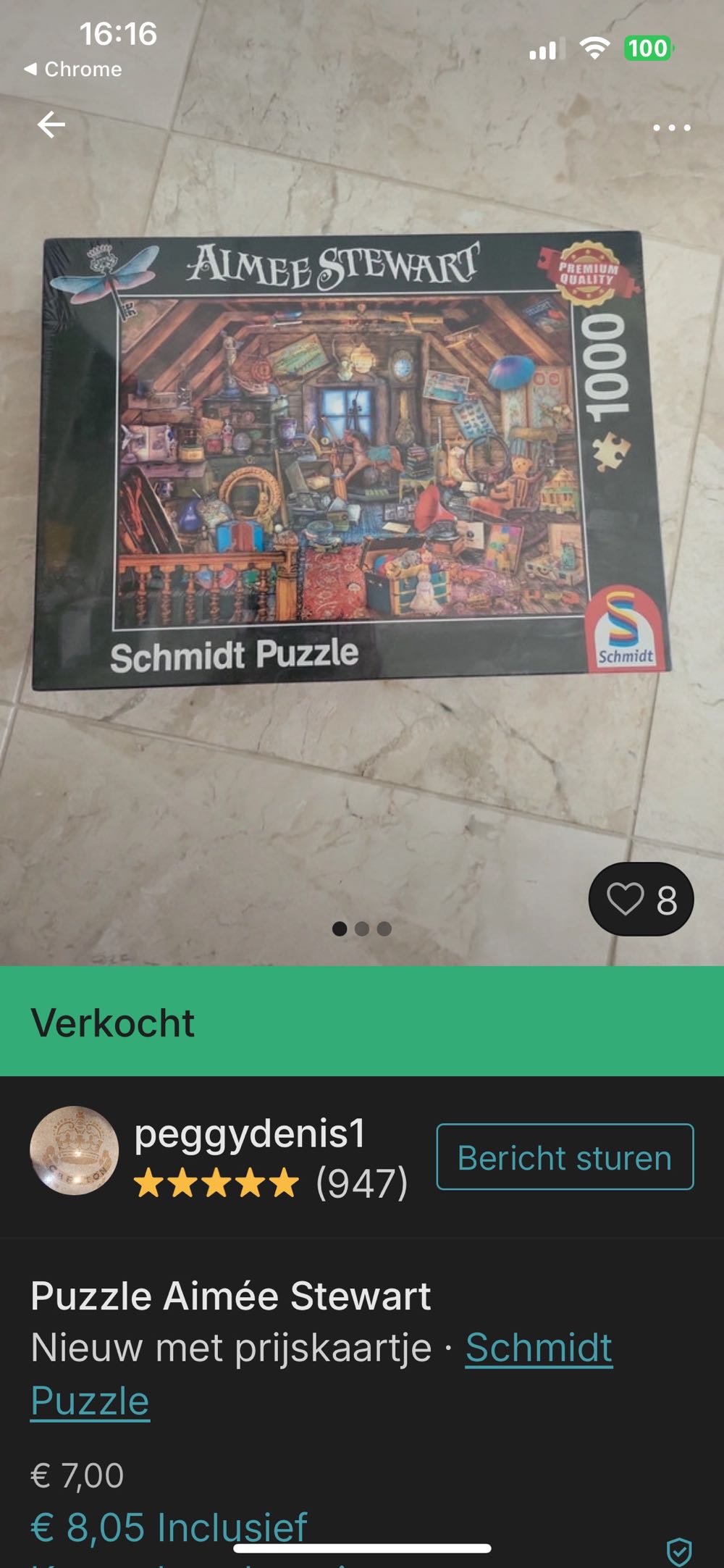 Kostbaarheden Op Zolder / Grandma’s Attic/Treasures Under The Roof - Schmidt Puzzle puzzle collectible [Barcode 4001504593797] - Main Image 3