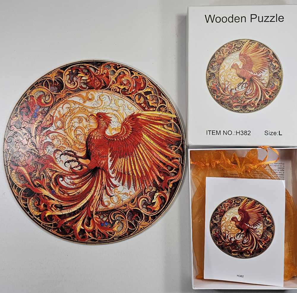 Phoenix - Wooden Puzzle puzzle collectible - Main Image 3