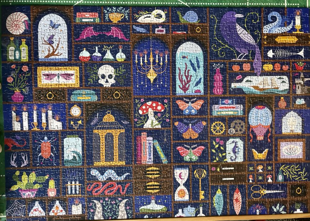 A Cabinet Of Curiosities - Flame Tree Publishing puzzle collectible [Barcode 9781804177655] - Main Image 2