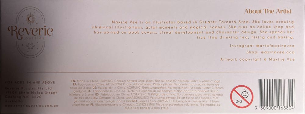 Fairy Realm - Reverie Puzzles puzzle collectible [Barcode 9309000168804] - Main Image 2