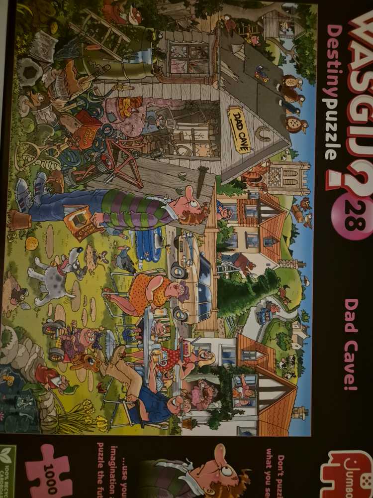 Dad Cave! - Jumbo puzzle collectible [Barcode 8710126020920] - Main Image 2