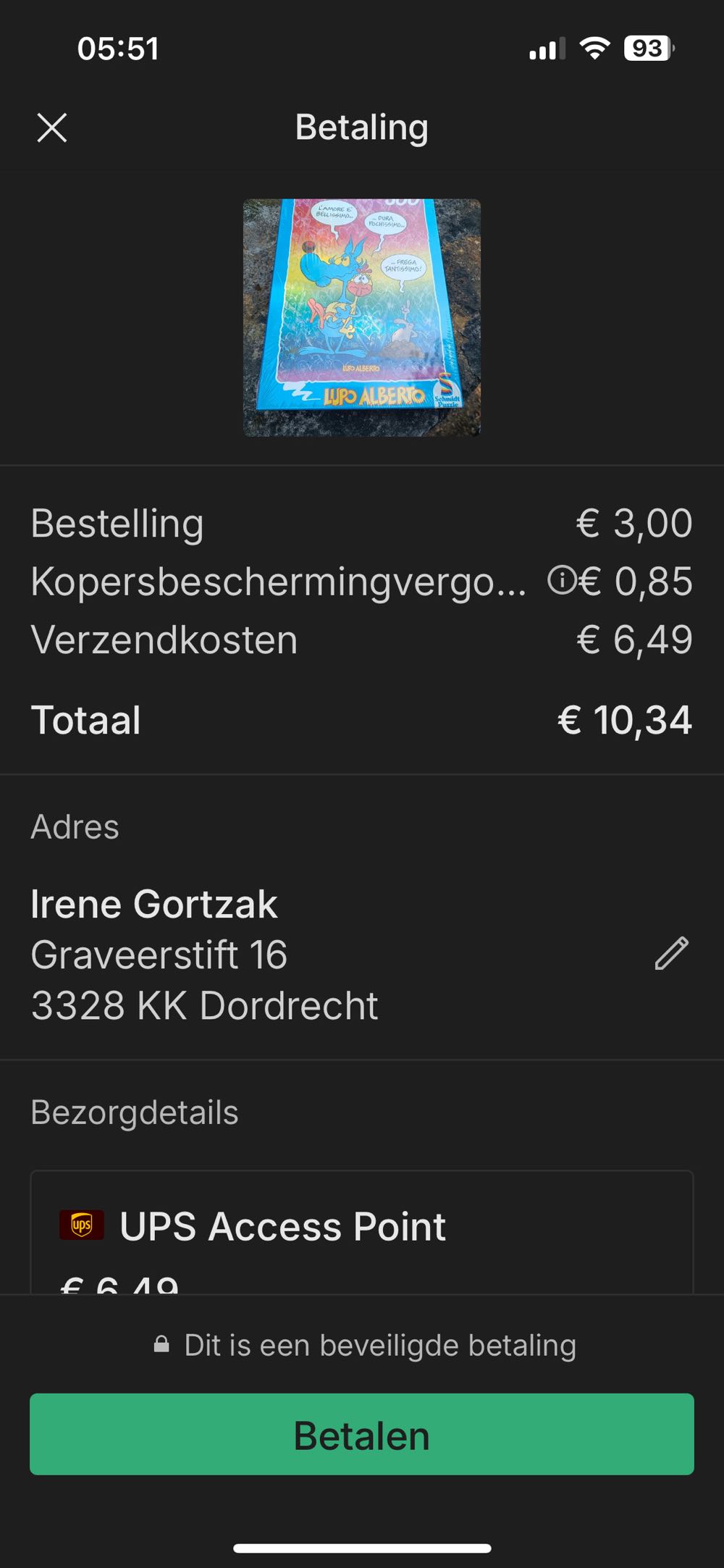 Lupo Alberto  puzzle collectible - Main Image 2