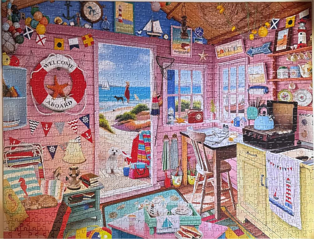 Ocean Cottage - Eurographics puzzle collectible [Barcode 628136659086] - Main Image 2