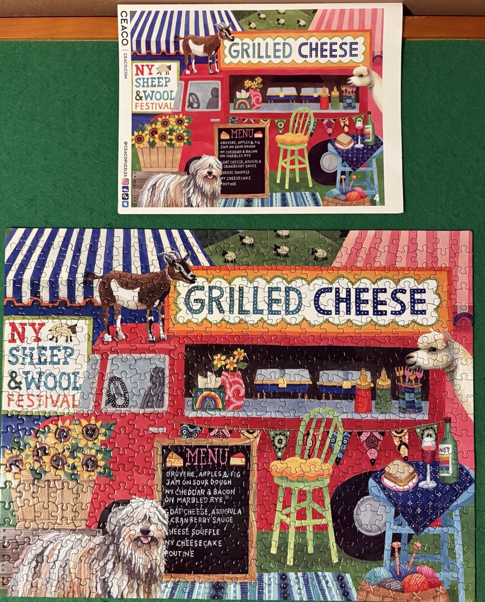 Food Truck Festivals - 4 Puzzle Set - Ceaco puzzle collectible [Barcode 021081036061] - Main Image 4