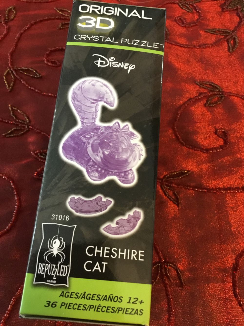 Cheshire Cat Purple 3D Acrylic Puzzle - Bepuzzled puzzle collectible [Barcode 023332310166] - Main Image 2