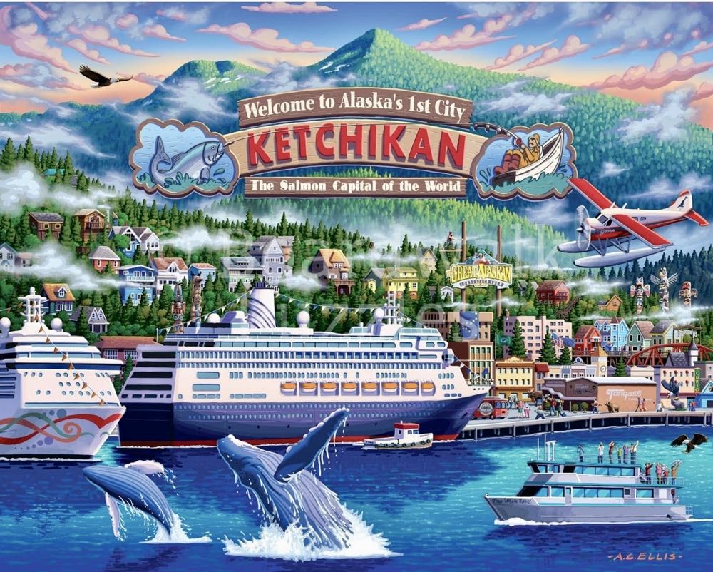 Ketchikan (PC) Loan Cheryl - Boardwalk Puzzle Company puzzle collectible [Barcode 671095405966] - Main Image 2