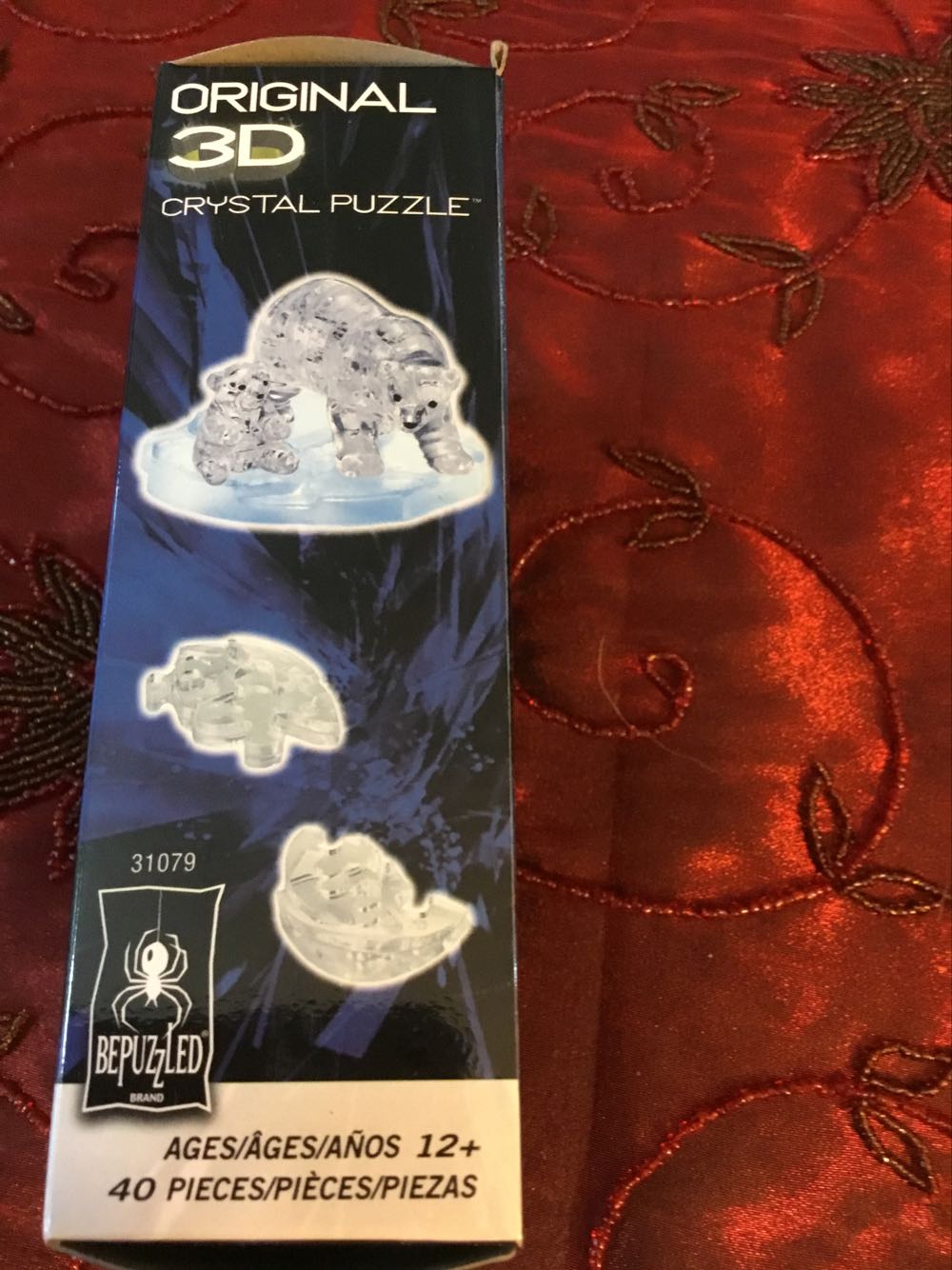 Bepuzzled 3d Crystal Polar Bear And Ages - Bepuzzled puzzle collectible [Barcode 023332310791] - Main Image 3