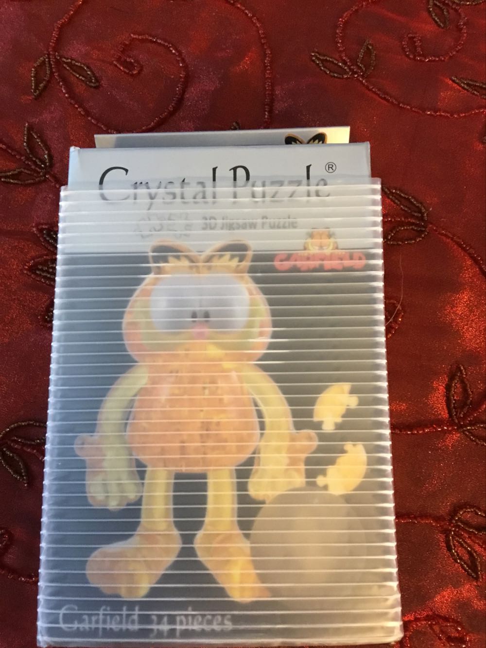 Crystal Garfield Crystal 3d Crystal Головоломка Гарфилд 34 Головоломки - Cyrstal Puzzle puzzle collectible [Barcode 4893718901365] - Main Image 2